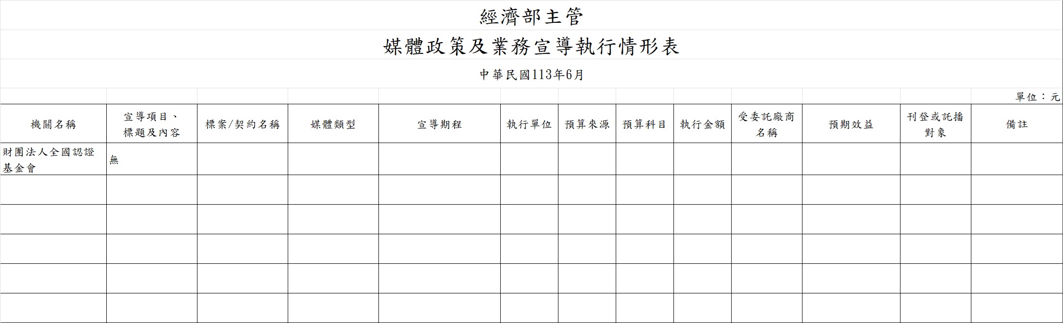 113年6月明細表